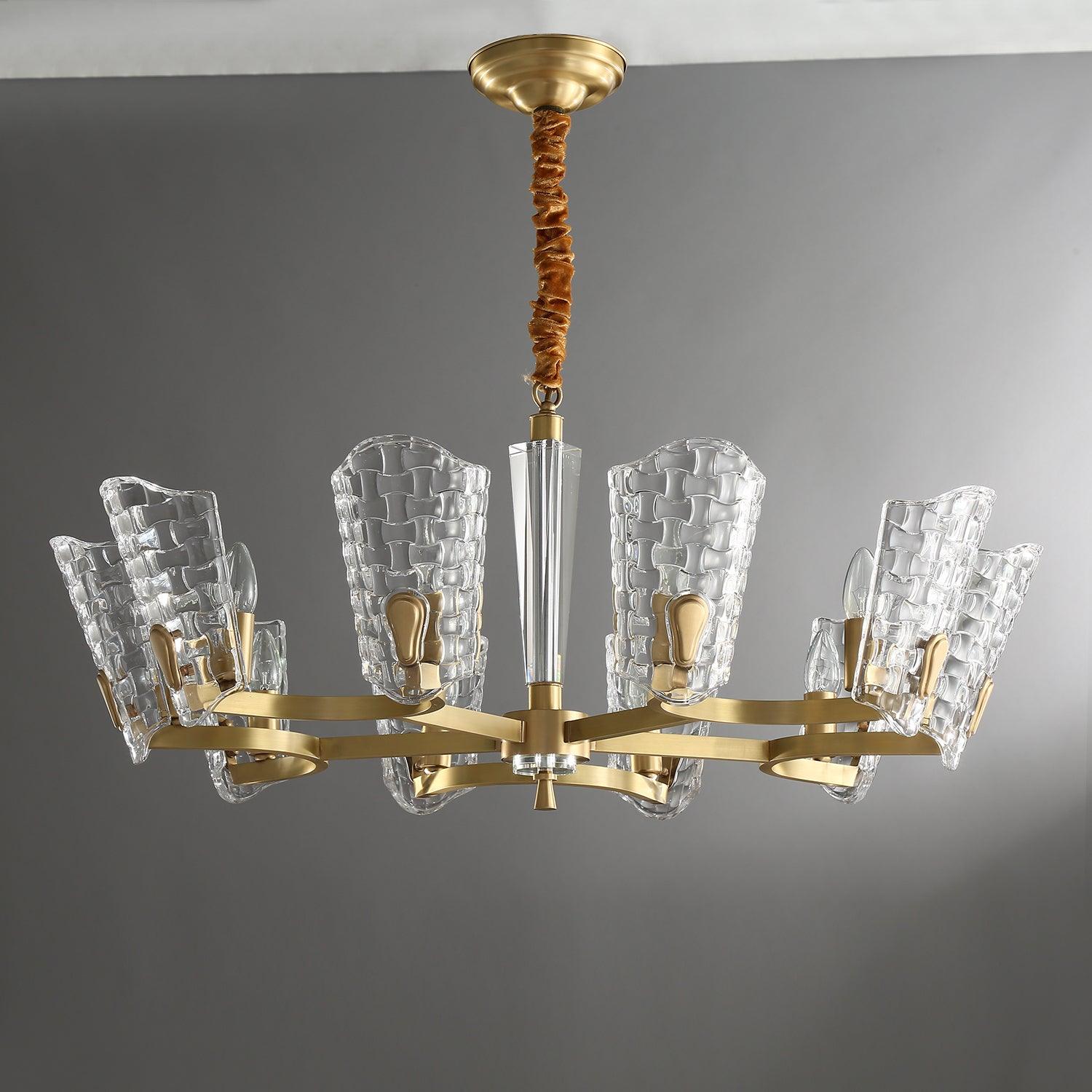 Radiant Luxury Brass Chandelier - Letslighting