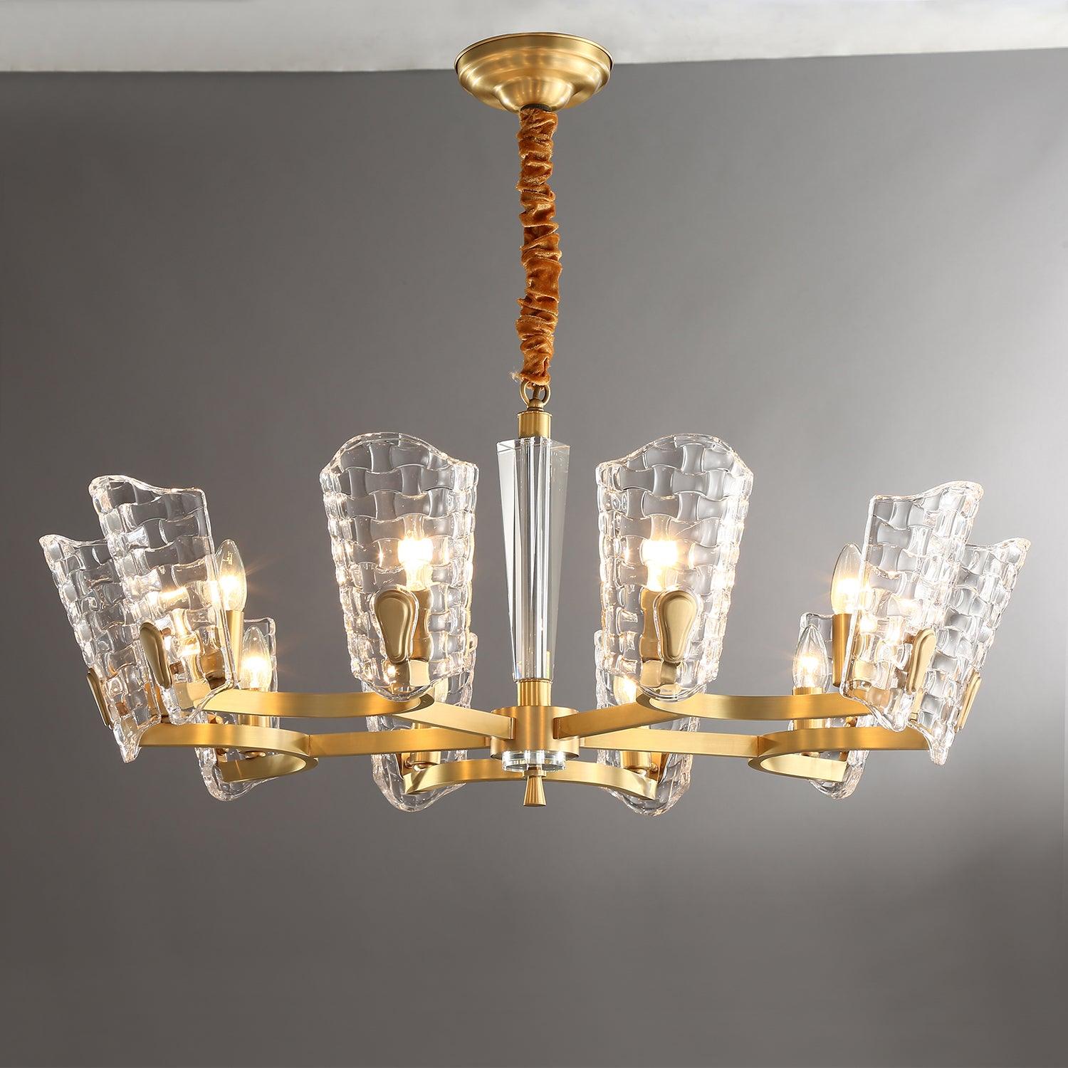 Radiant Luxury Brass Chandelier - Letslighting