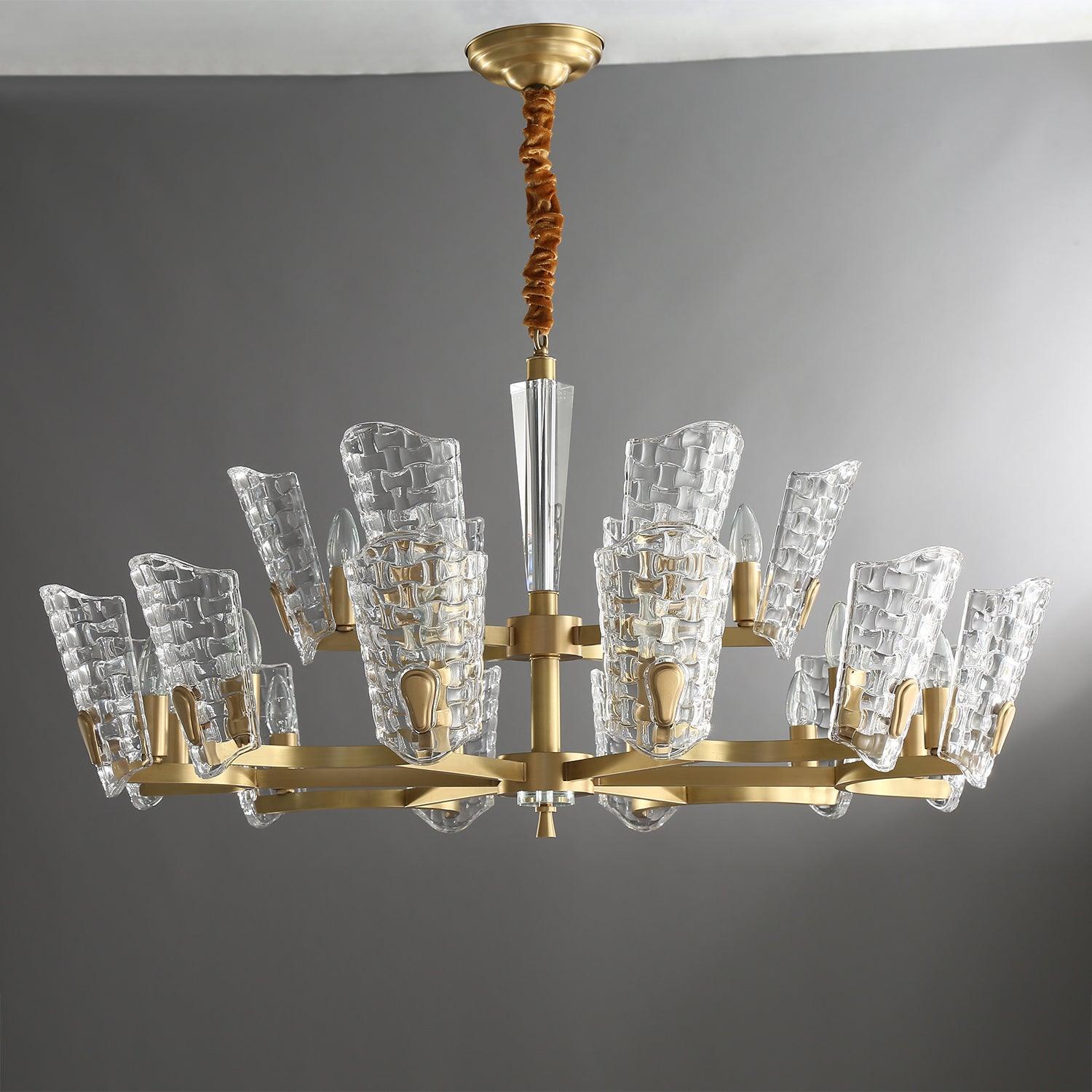 Radiant Luxury Brass Chandelier - Letslighting