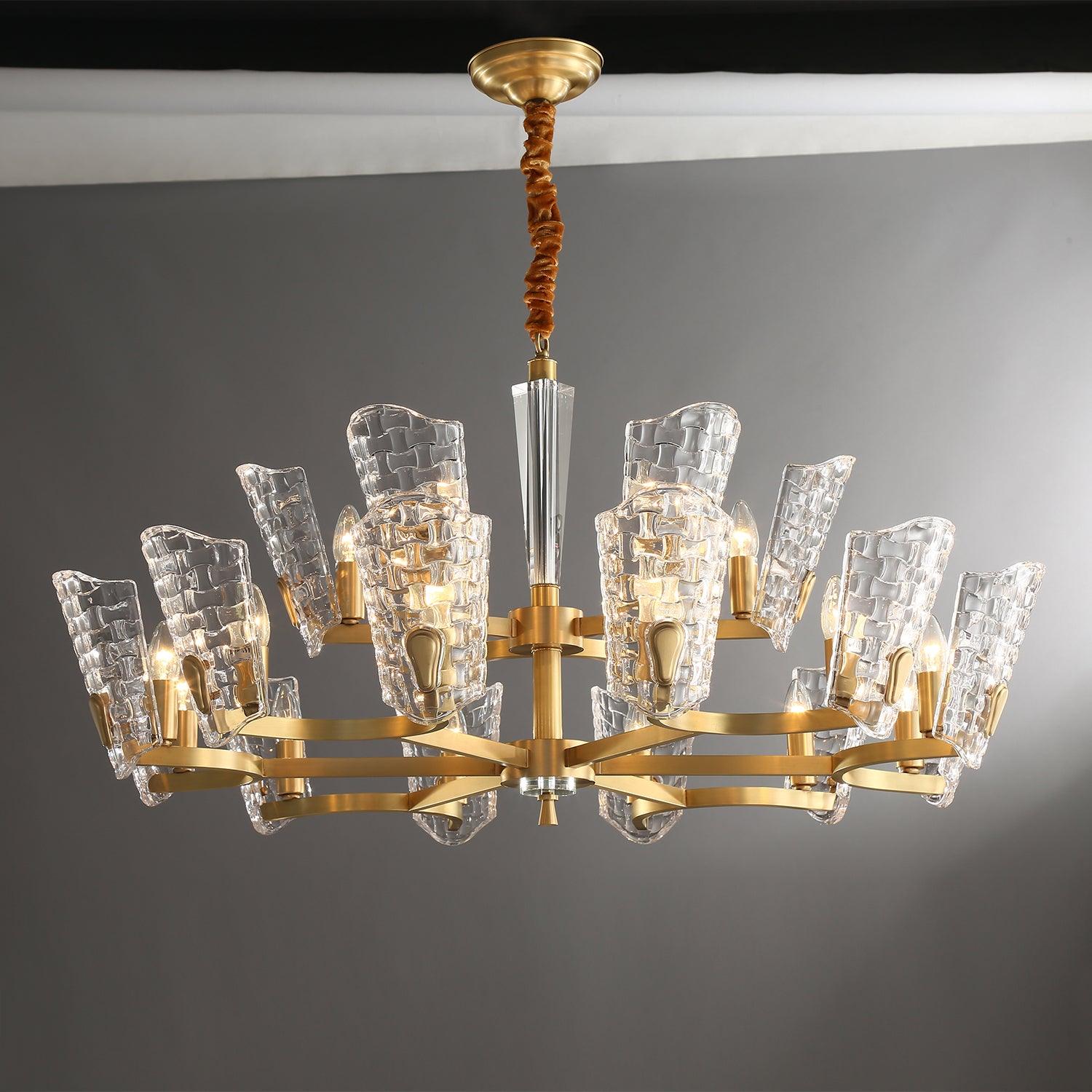 Radiant Luxury Brass Chandelier - Letslighting