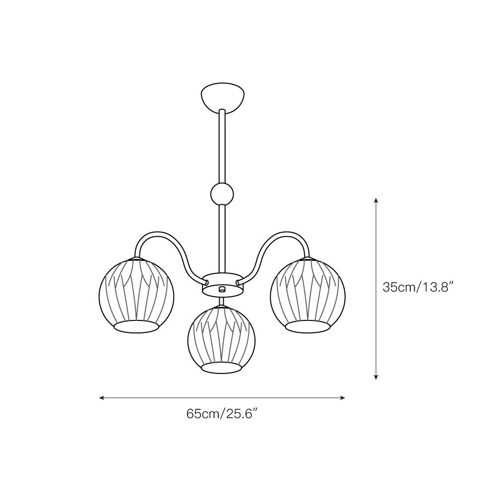 Unoryra Individual Creativity Glass Chandelier - Letslighting