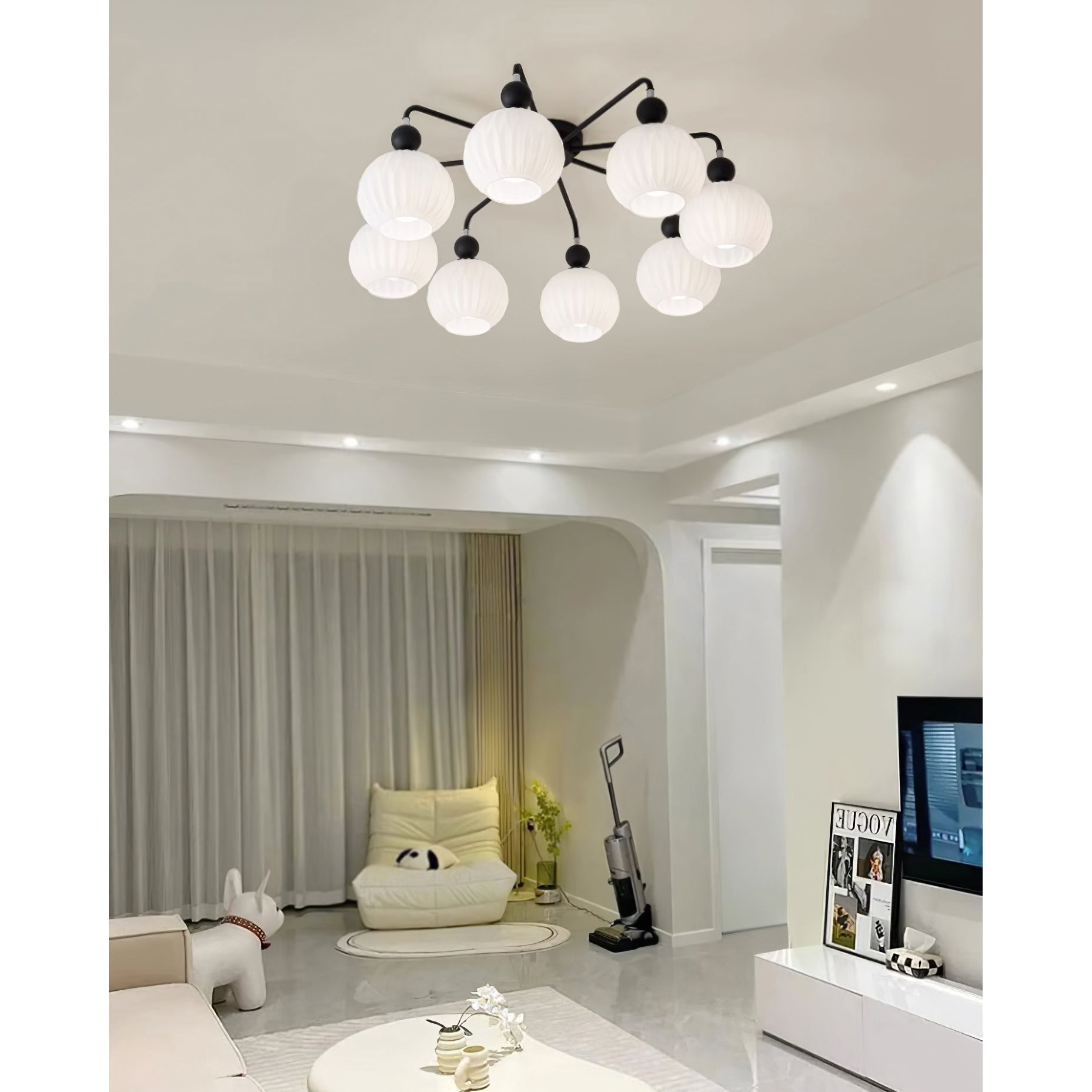 Elveneth Individual Creativity Glass Ceiling Lamp - Letslighting