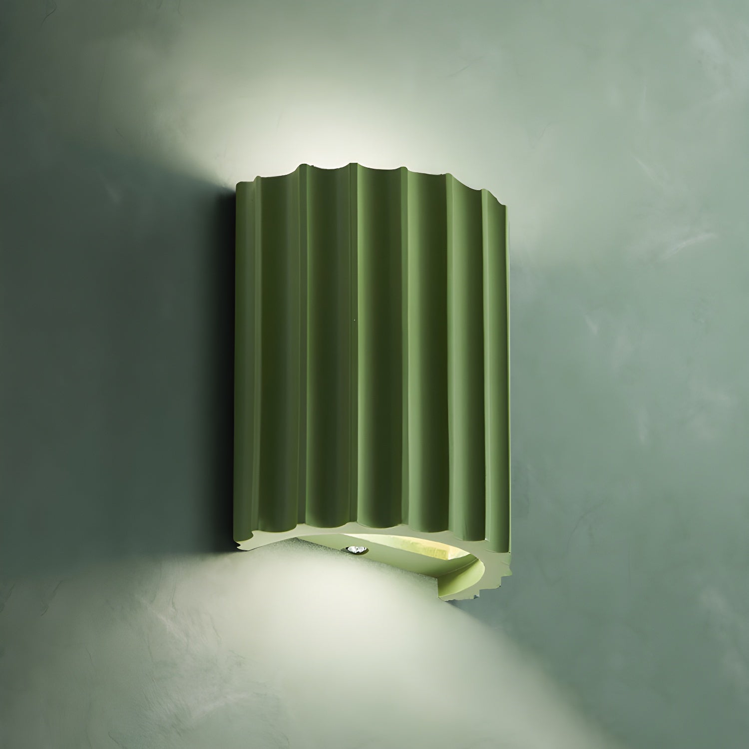 Ivvinen Nordic Art Ribbed Resin Wall Lamp - Letslighting