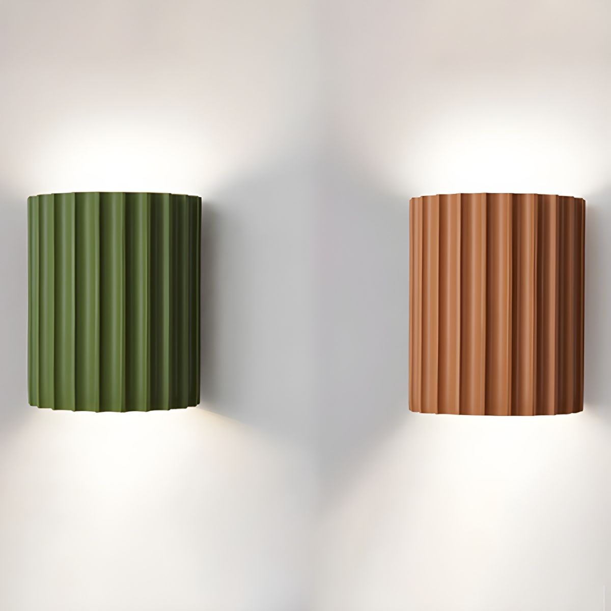 Ivvinen Nordic Art Ribbed Resin Wall Lamp - Letslighting