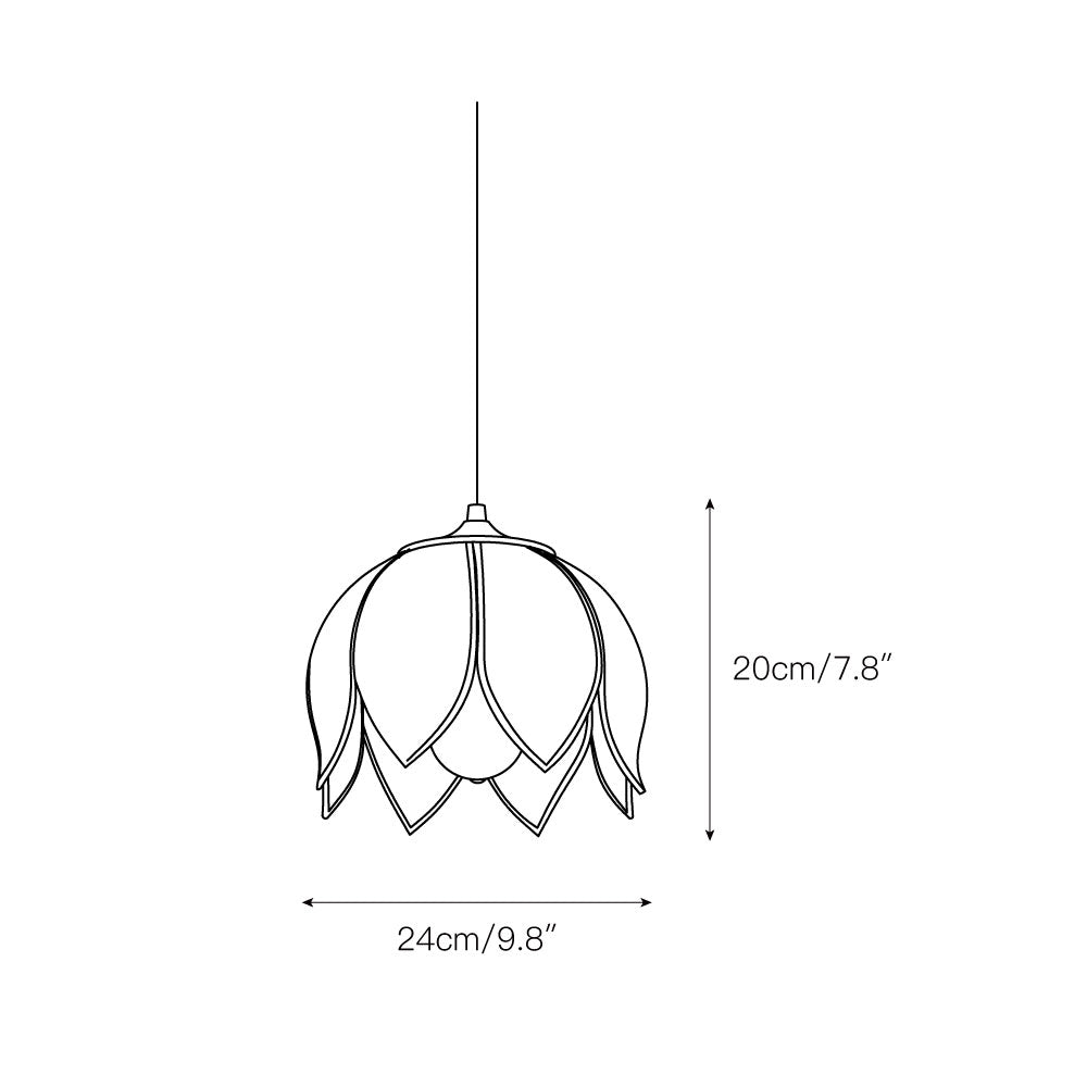 Eraeora Vintage Retro Glass Pendant Lamp - Letslighting