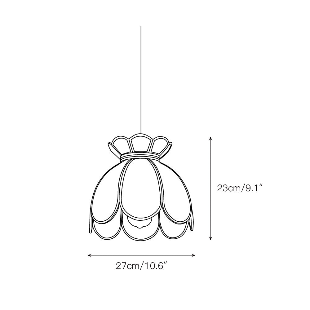 Eraeora Vintage Retro Glass Pendant Lamp - Letslighting