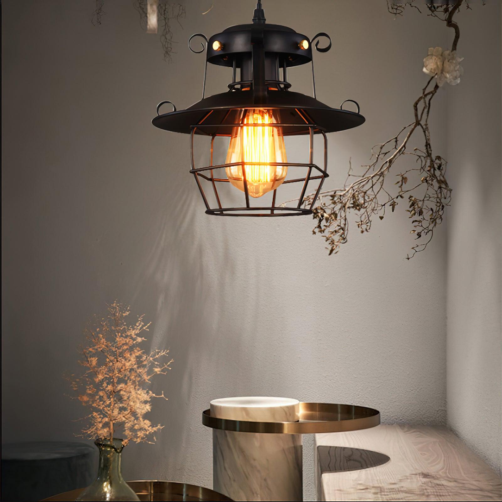 Harbor Vintage Birdcage Pendant Light - Letslighting