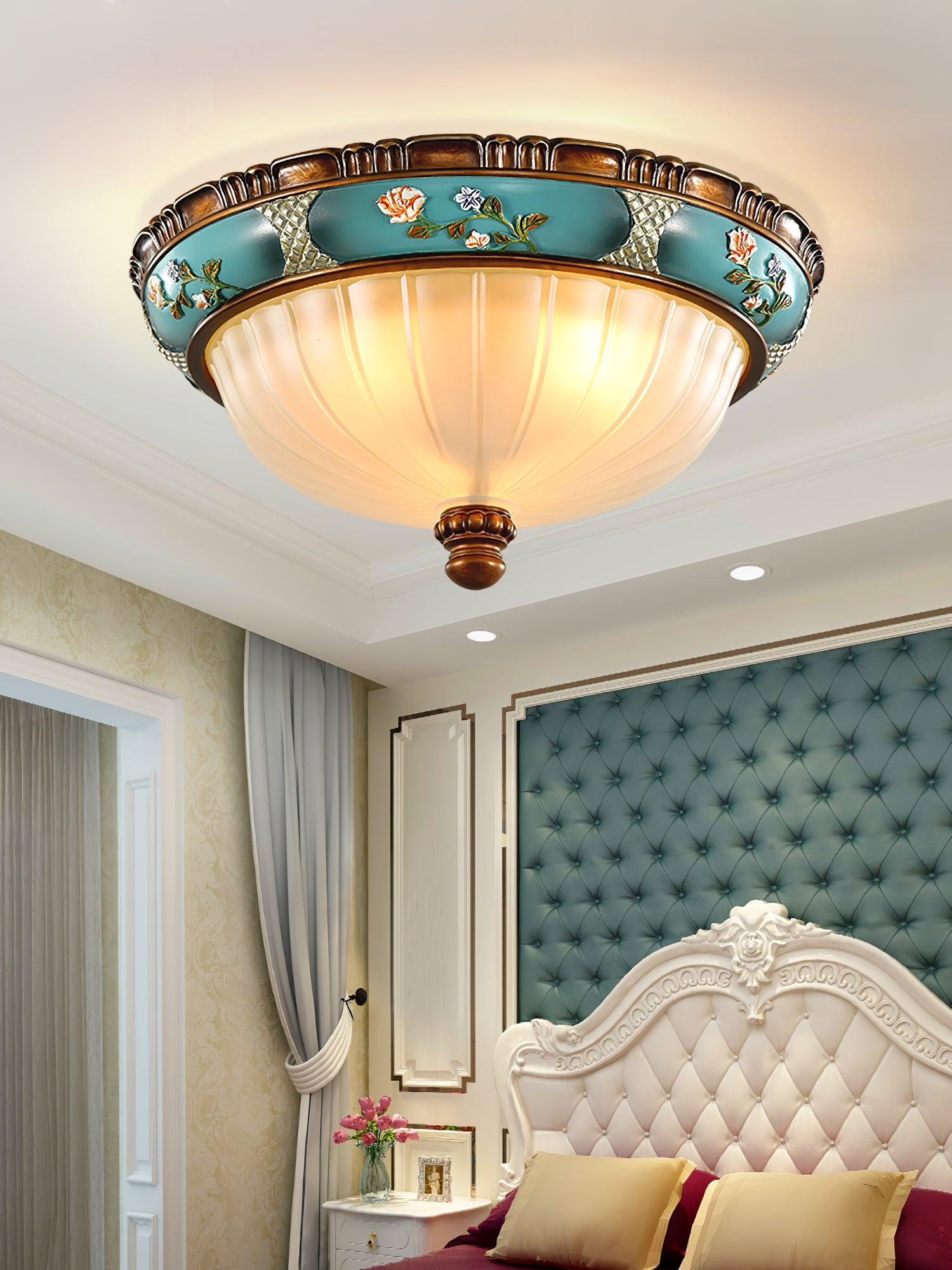 Solara Ceiling Lamp Floral Recessed Vintage - Letslighting