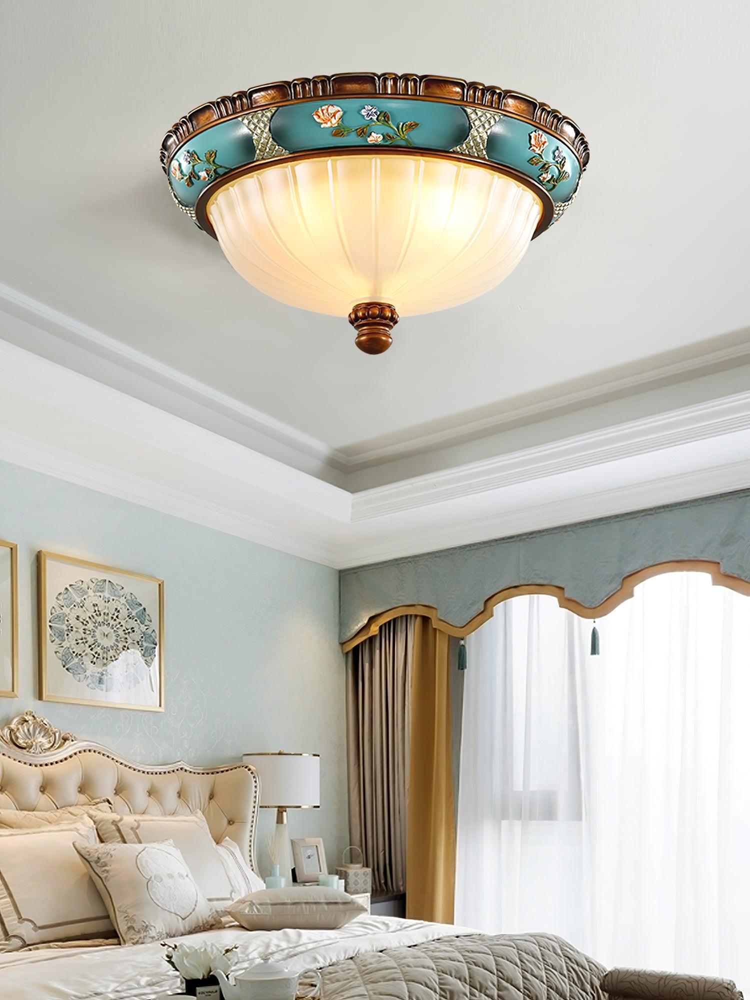 Solara Ceiling Lamp Floral Recessed Vintage - Letslighting