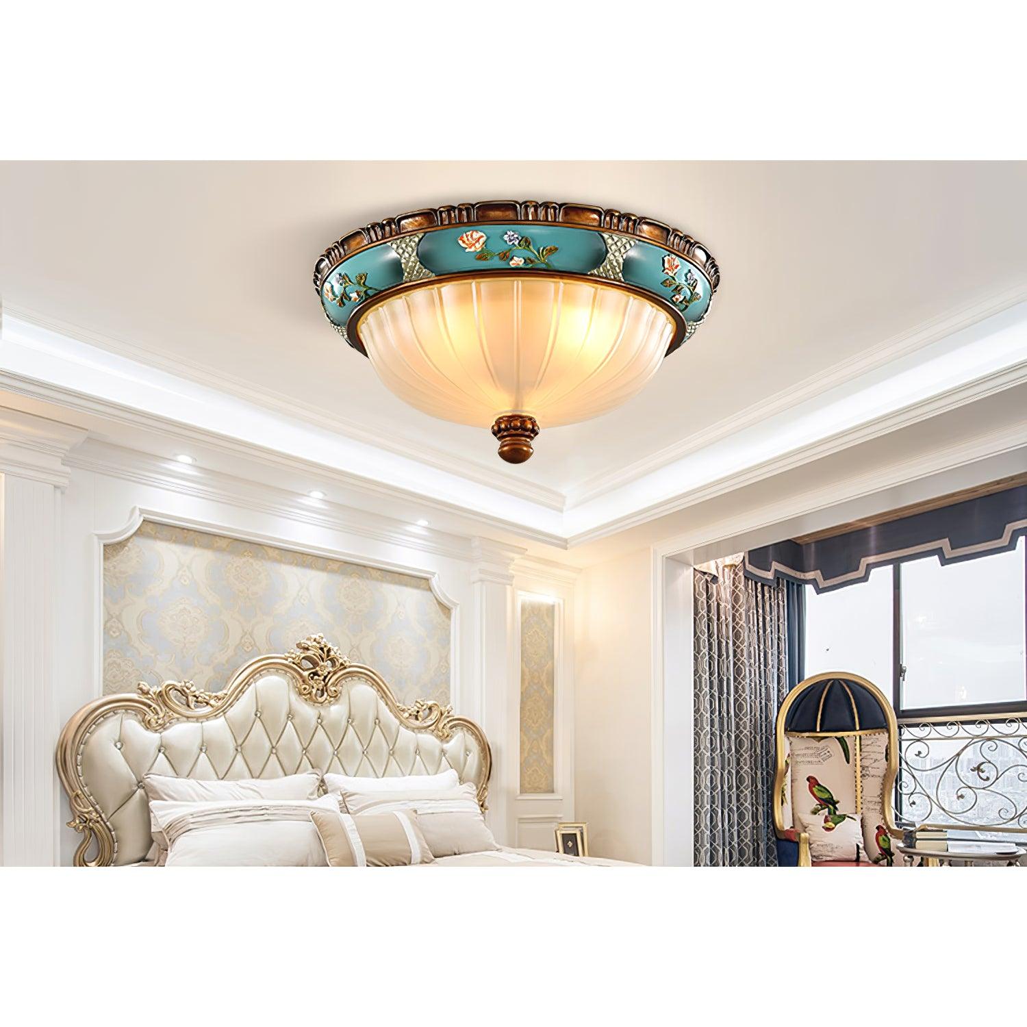 Solara Ceiling Lamp Floral Recessed Vintage - Letslighting