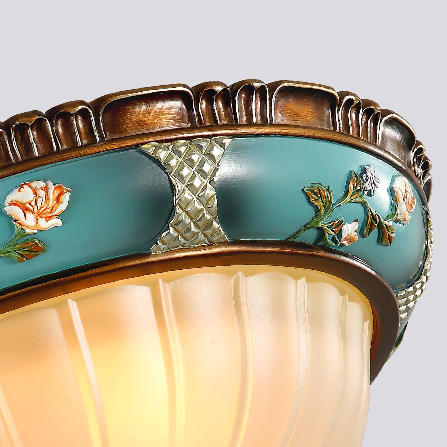 Solara Ceiling Lamp Floral Recessed Vintage - Letslighting