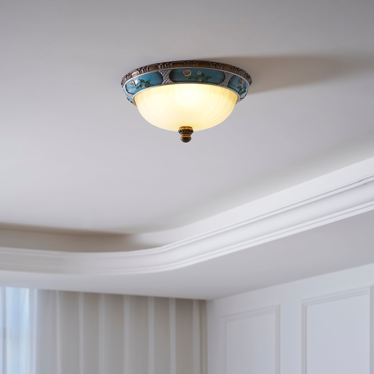 Solara Ceiling Lamp Floral Recessed Vintage - Letslighting
