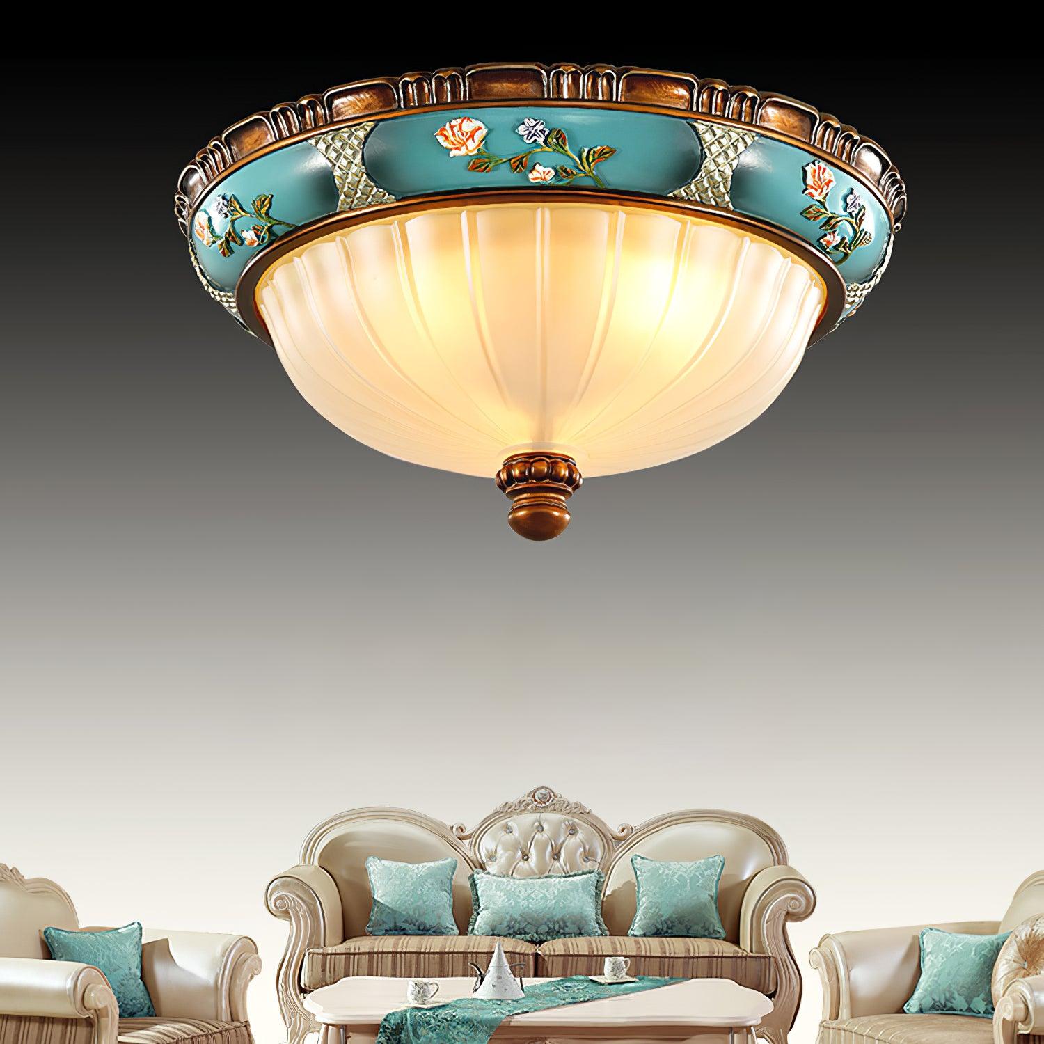Solara Ceiling Lamp Floral Recessed Vintage - Letslighting