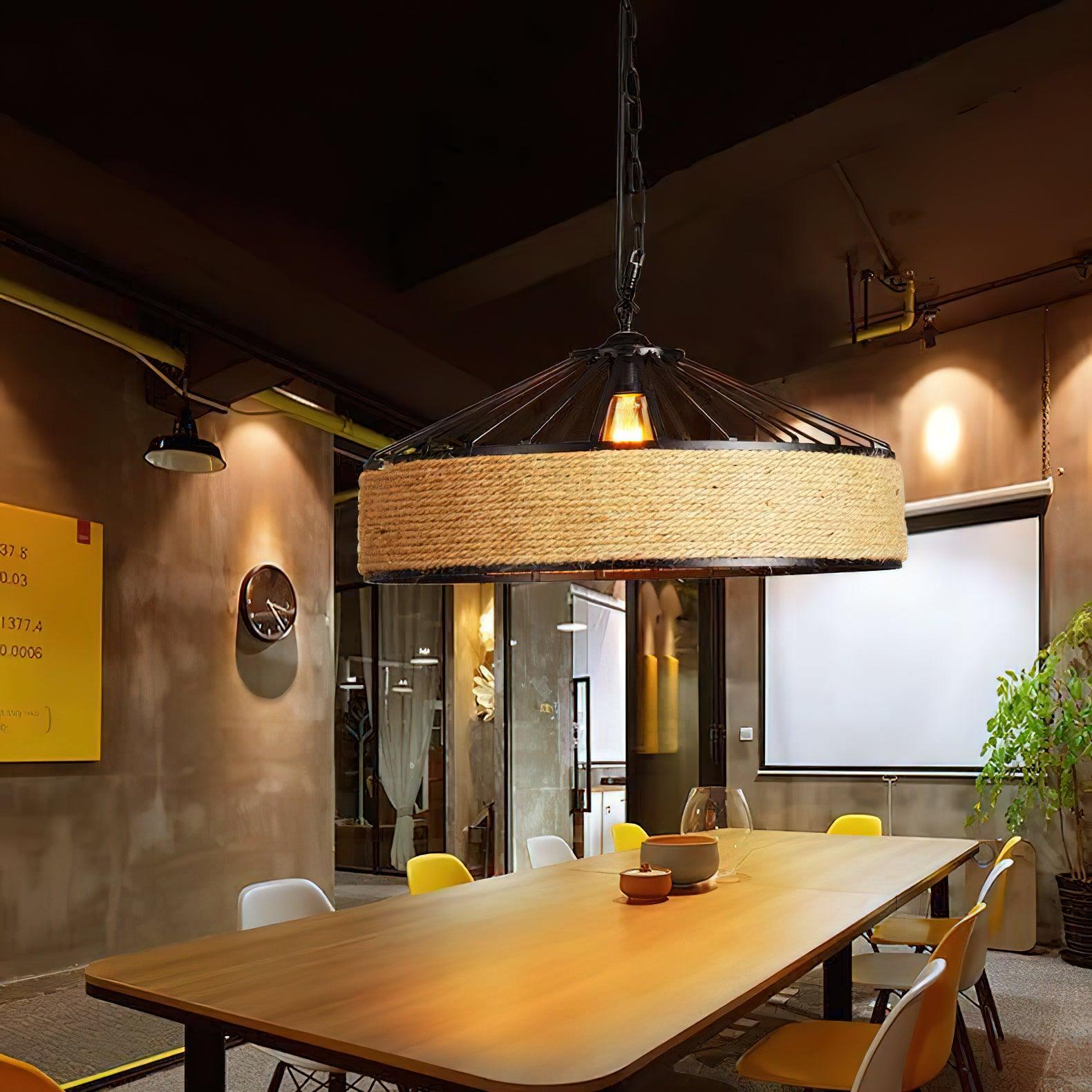 Alshaan Retro Hemp Rope Exquisite Pendant Light - Letslighting