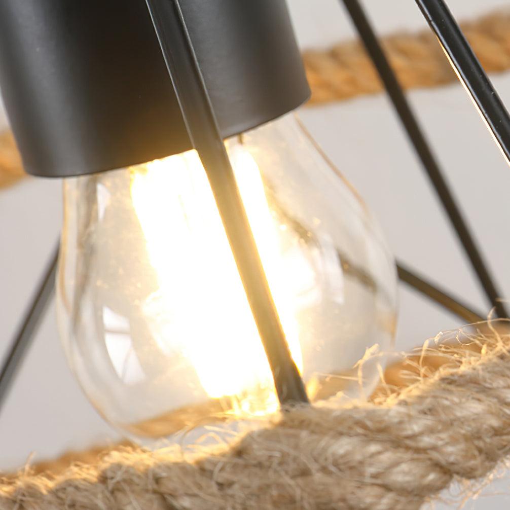 Alshaan Retro Hemp Rope Exquisite Pendant Light - Letslighting