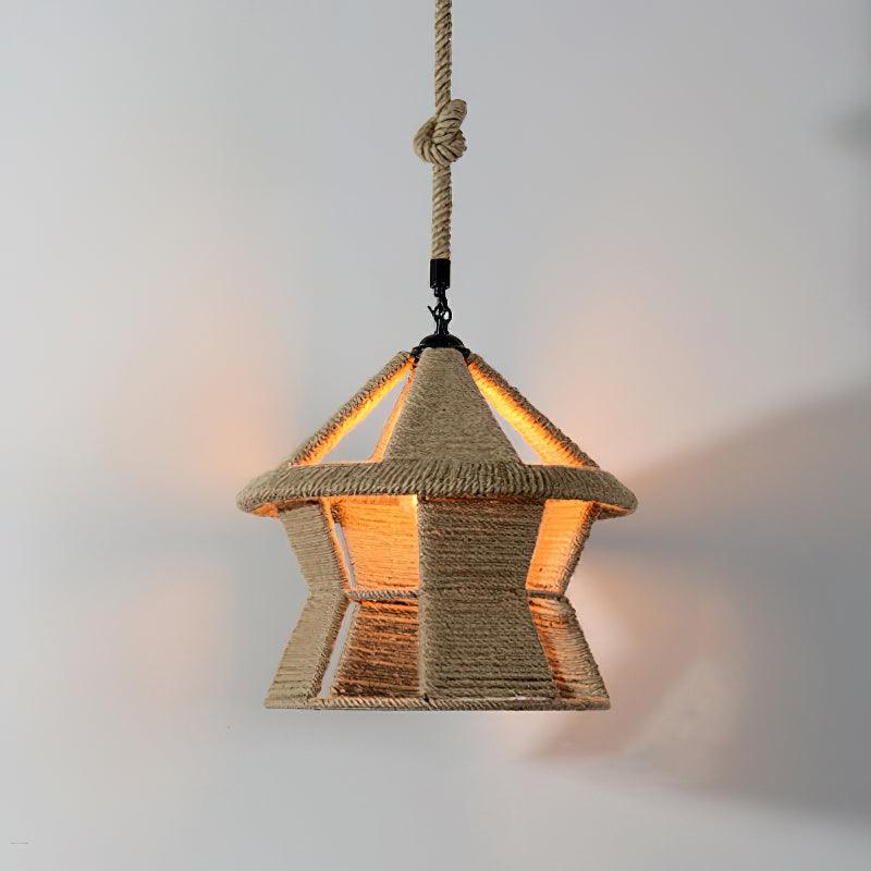 Alshaan Retro Hemp Rope Exquisite Pendant Light - Letslighting
