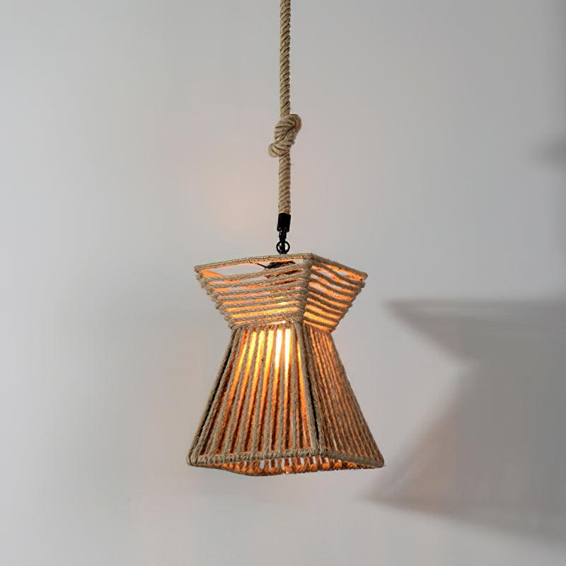Alshaan Retro Hemp Rope Exquisite Pendant Light - Letslighting