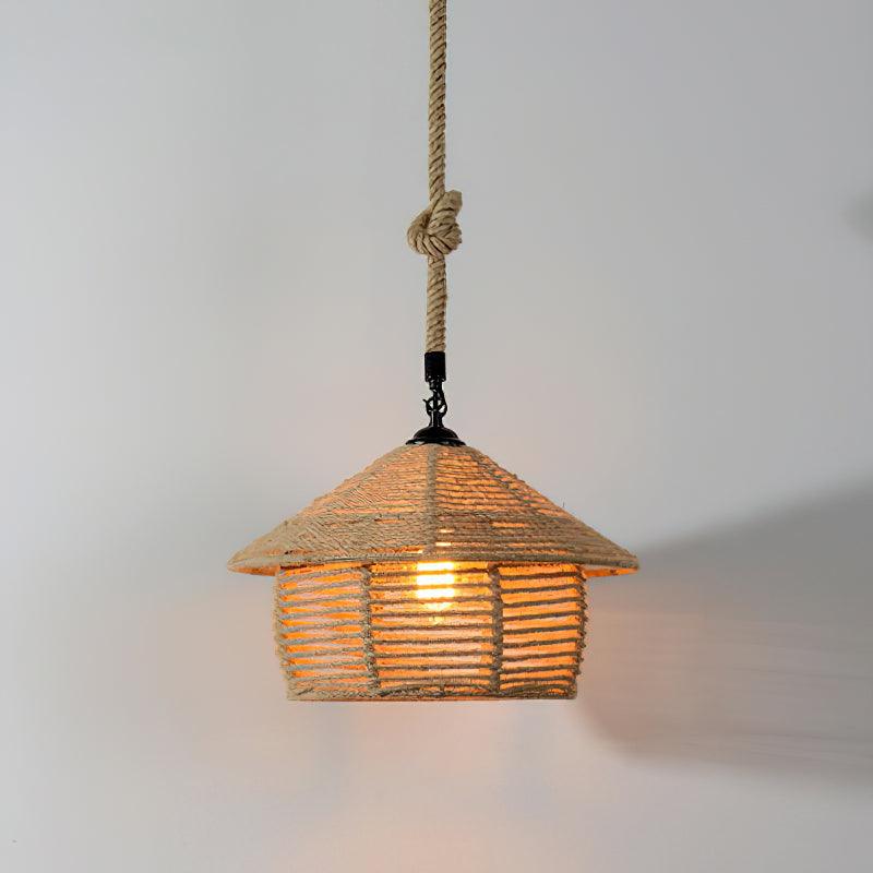 Alshaan Retro Hemp Rope Exquisite Pendant Light - Letslighting
