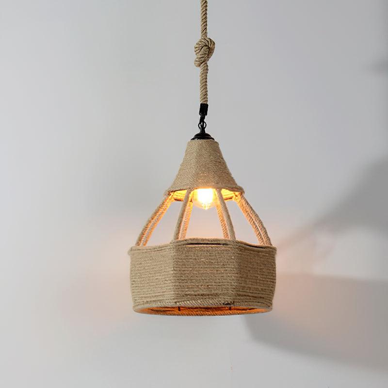 Alshaan Retro Hemp Rope Exquisite Pendant Light - Letslighting