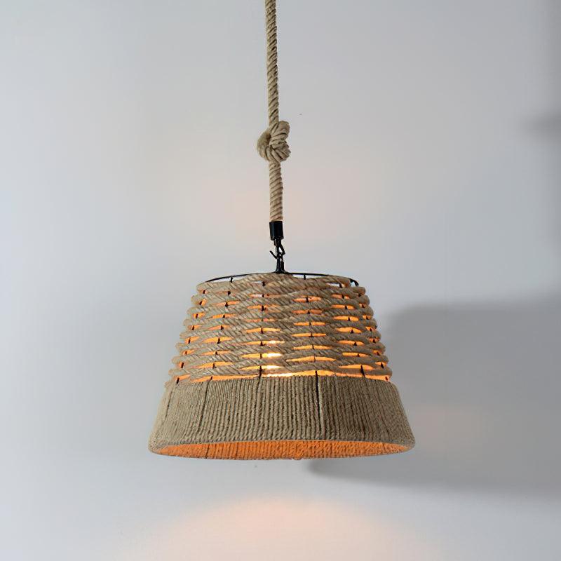 Alshaan Retro Hemp Rope Exquisite Pendant Light - Letslighting
