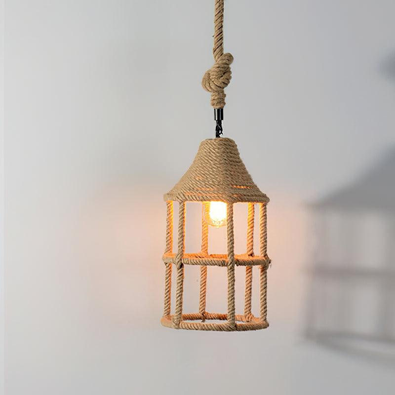 Alshaan Retro Hemp Rope Exquisite Pendant Light - Letslighting