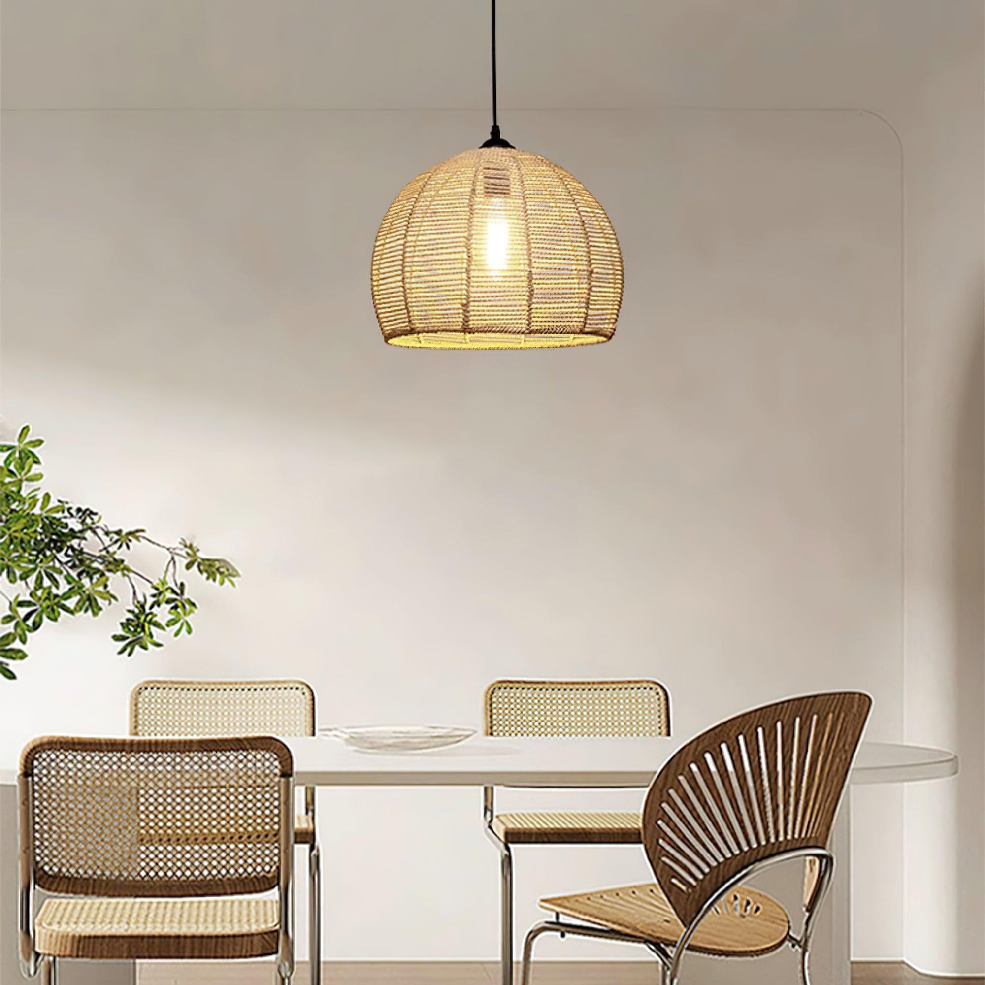 Evliran Retro Hemp Rope Interesting Pendant Light - Letslighting