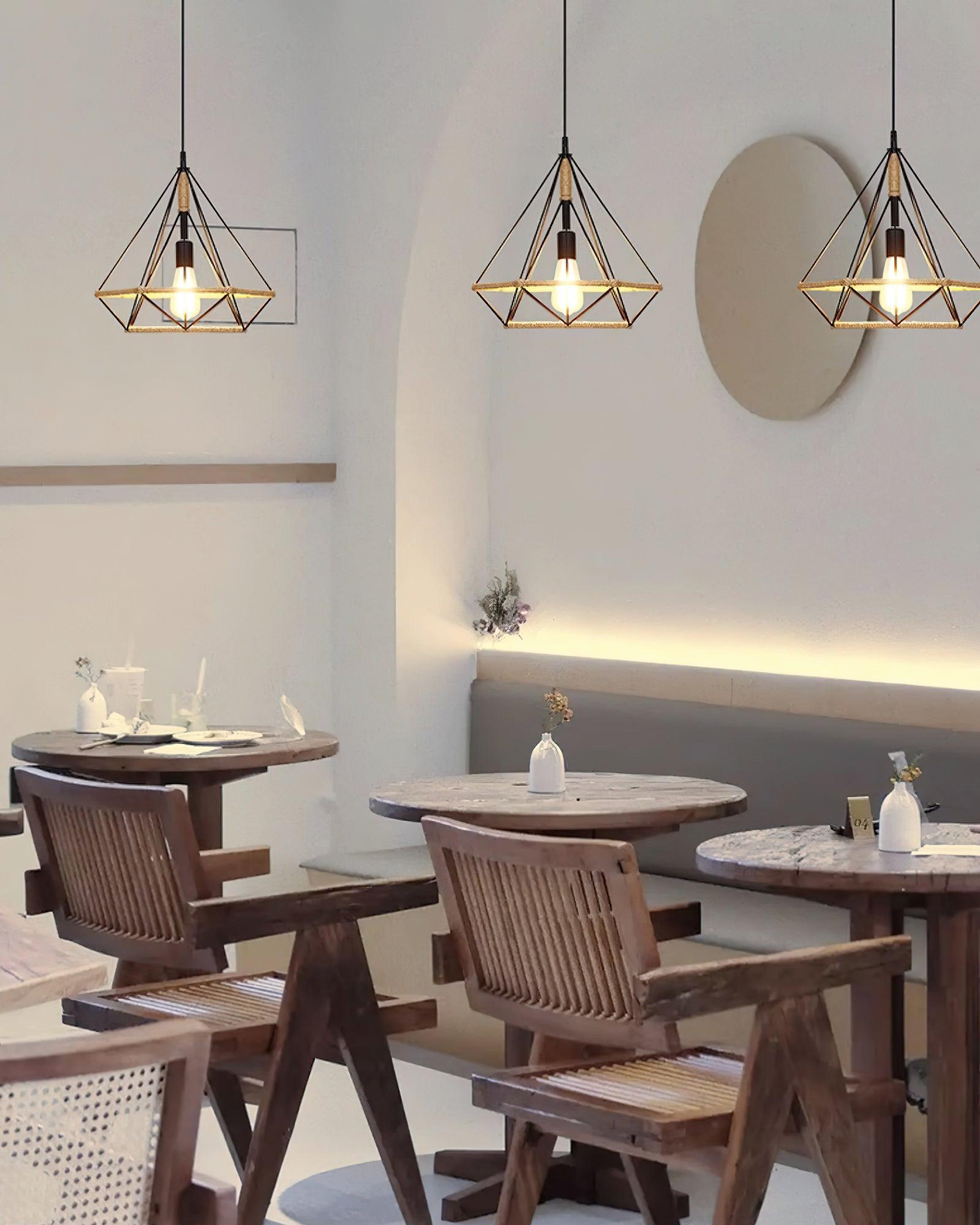 Evliran Retro Hemp Rope Interesting Pendant Light - Letslighting