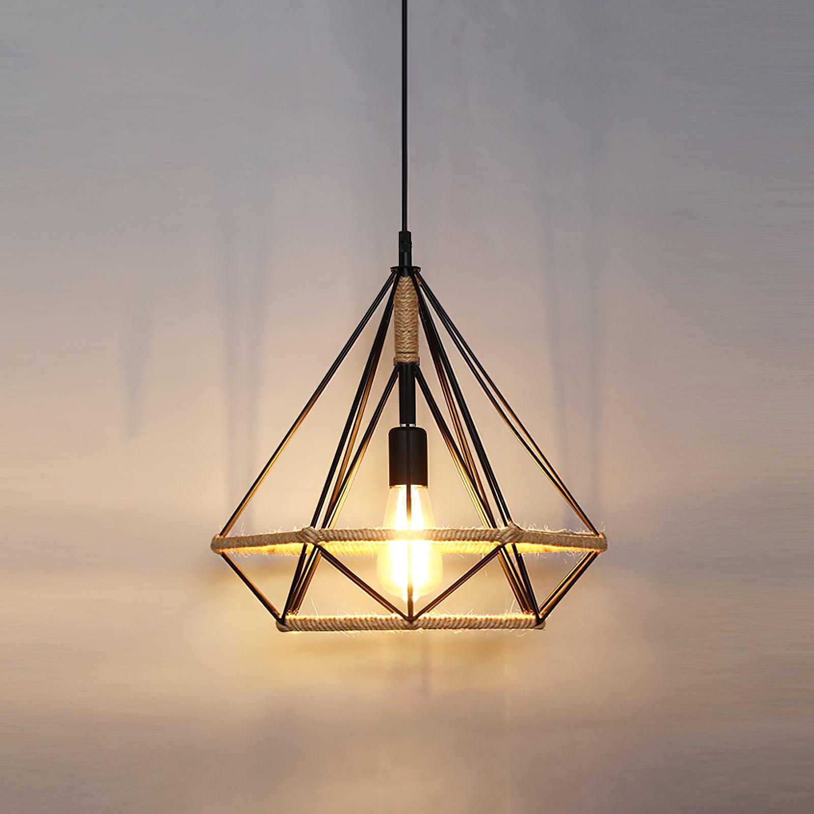 Evliran Retro Hemp Rope Interesting Pendant Light - Letslighting