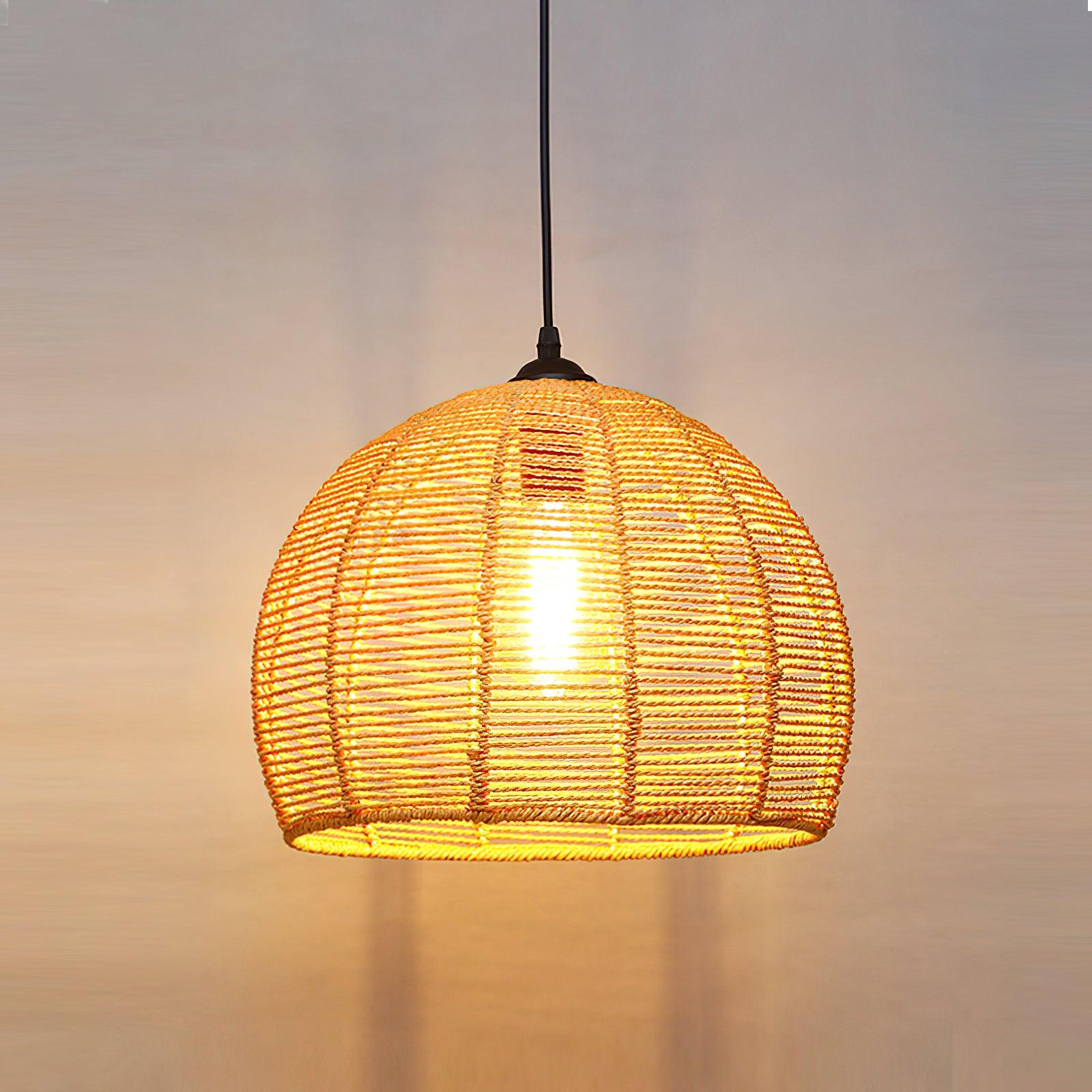 Evliran Retro Hemp Rope Interesting Pendant Light - Letslighting