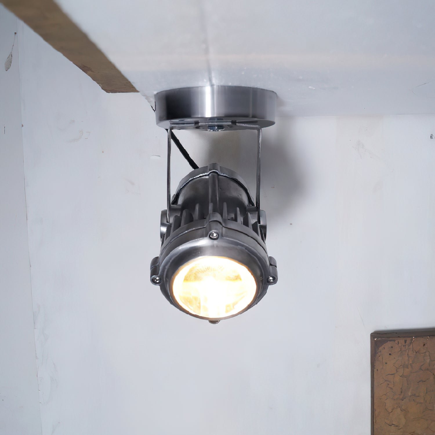 Ivinan Retro Industrial Glass Spotlight - Letslighting