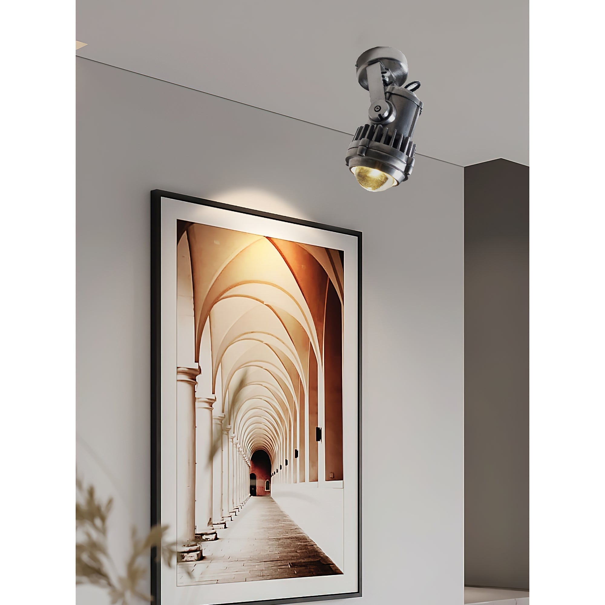 Ivinan Retro Industrial Glass Spotlight - Letslighting