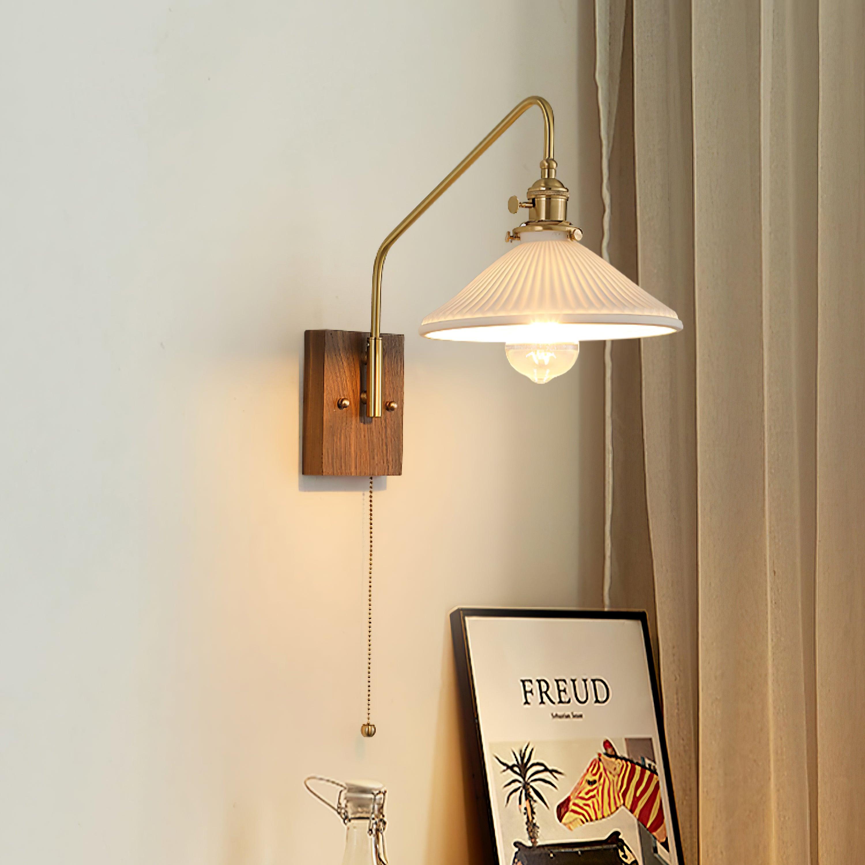 Fayel Pleated Shade Wall Lamp - Letslighting