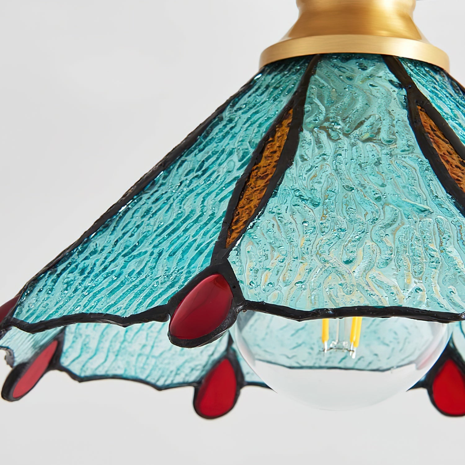 Civelle Tiffany Style Stained Glass Ceiling Light - Letslighting