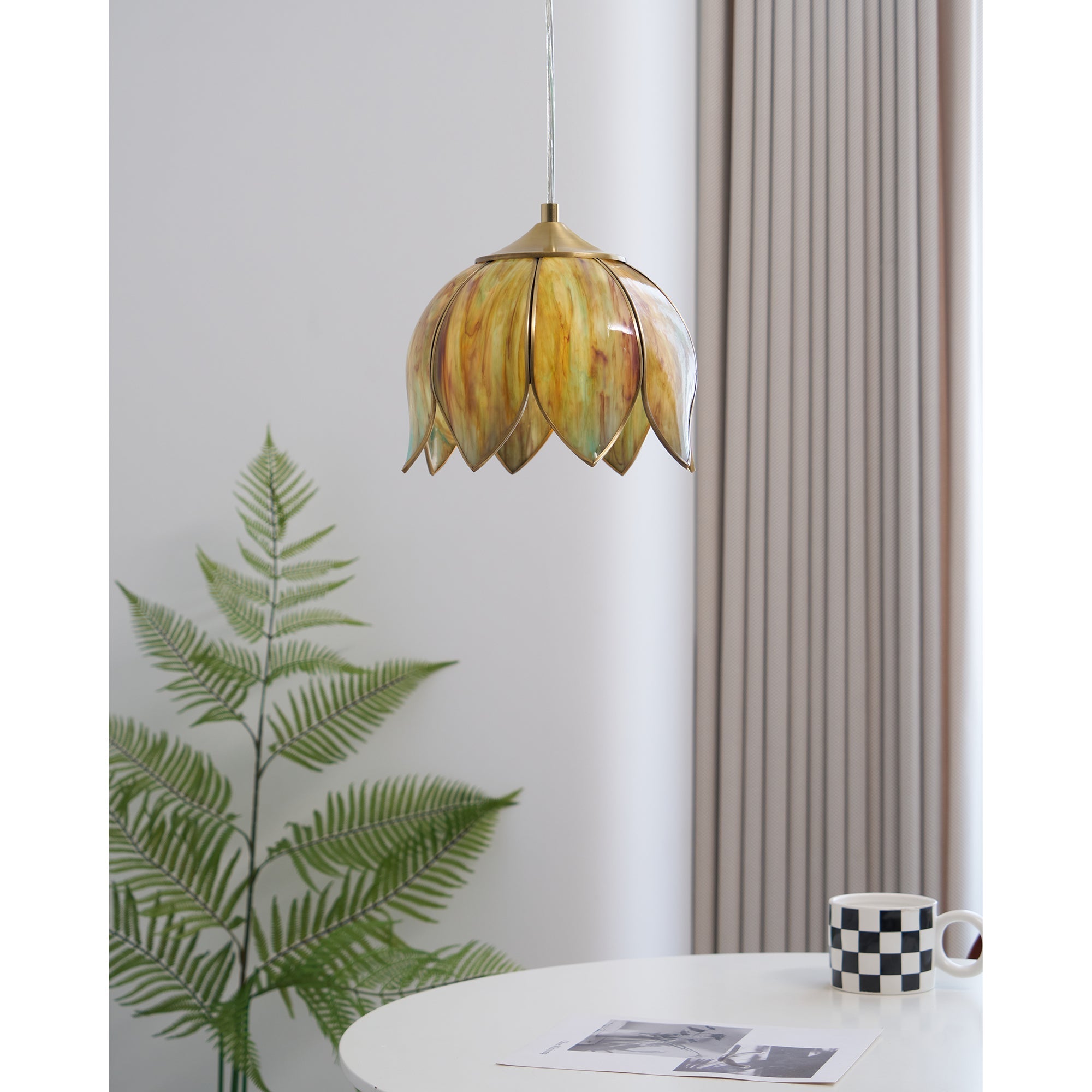 Eraeora Vintage Retro Glass Pendant Lamp - Letslighting