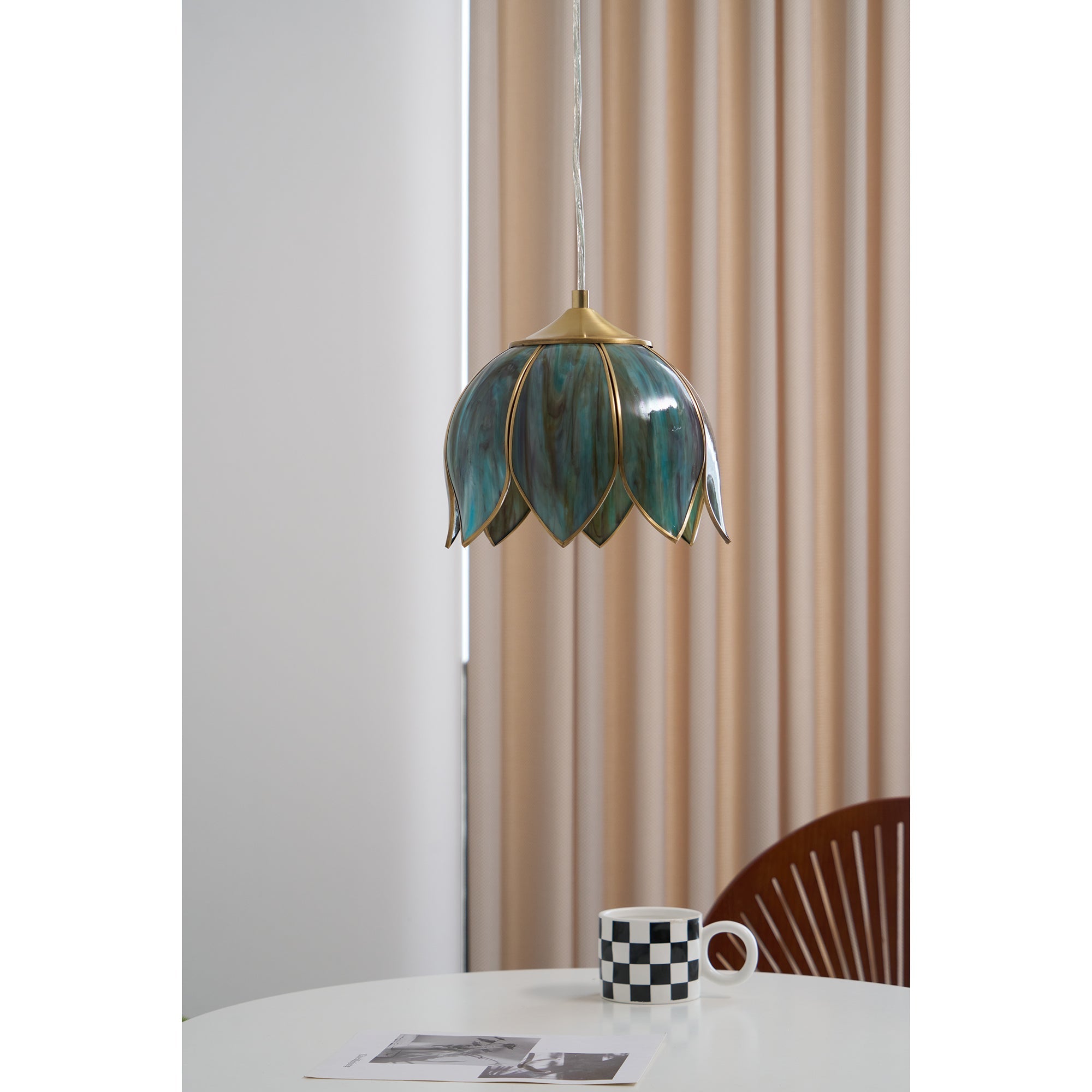 Eraeora Vintage Retro Glass Pendant Lamp - Letslighting