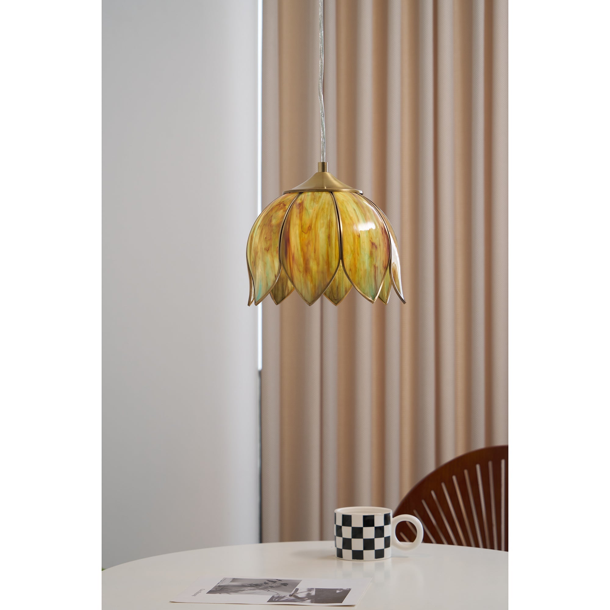 Eraeora Vintage Retro Glass Pendant Lamp - Letslighting