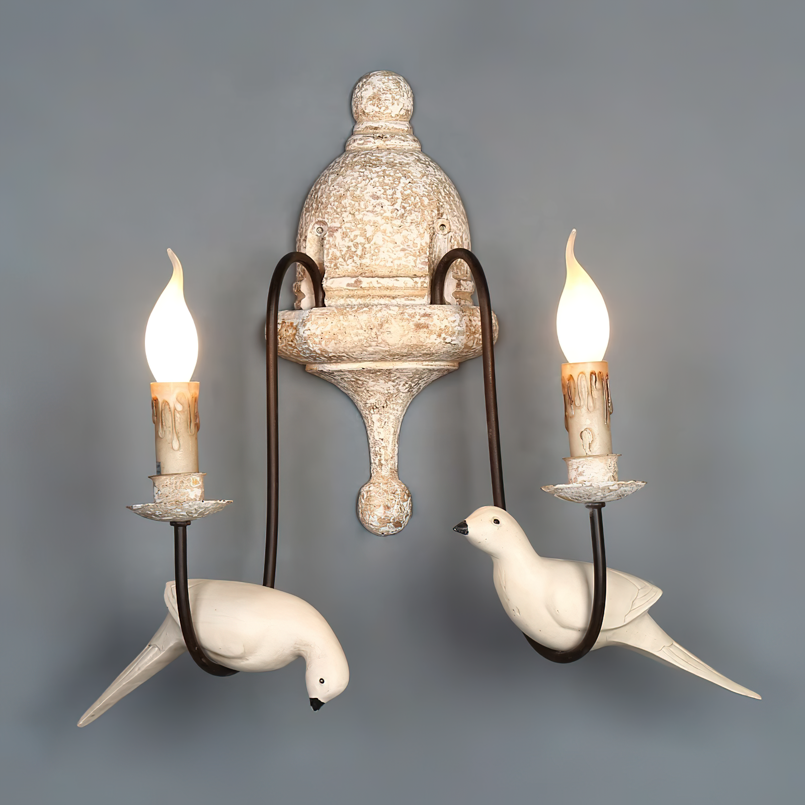 Syraean Vintage Retro Bird Wooden Wall Lamp - Letslighting