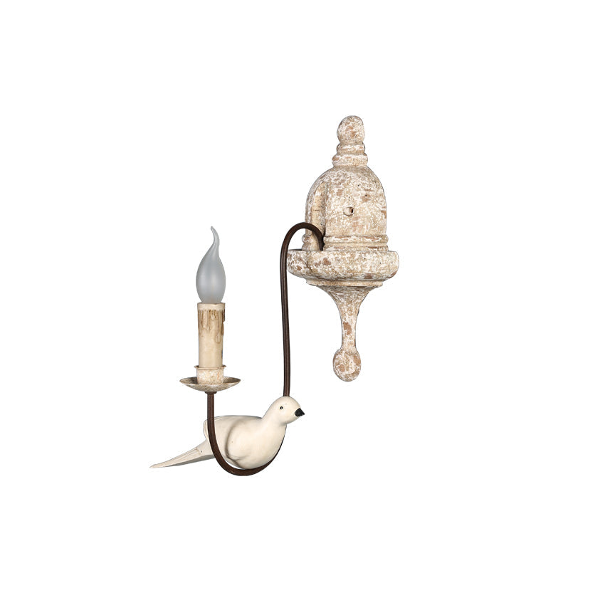 Syraean Vintage Retro Bird Wooden Wall Lamp - Letslighting