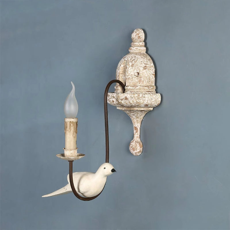 Syraean Vintage Retro Bird Wooden Wall Lamp - Letslighting