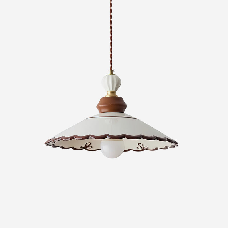 Revelyn Pendant Lamp Scalloped Ribbon - Letslighting