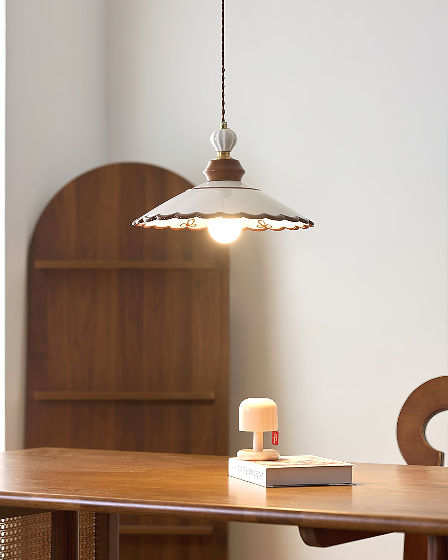 Revelyn Pendant Lamp Scalloped Ribbon - Letslighting