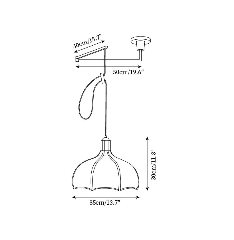 Eldin Adjustable Pendant Light - Letslighting