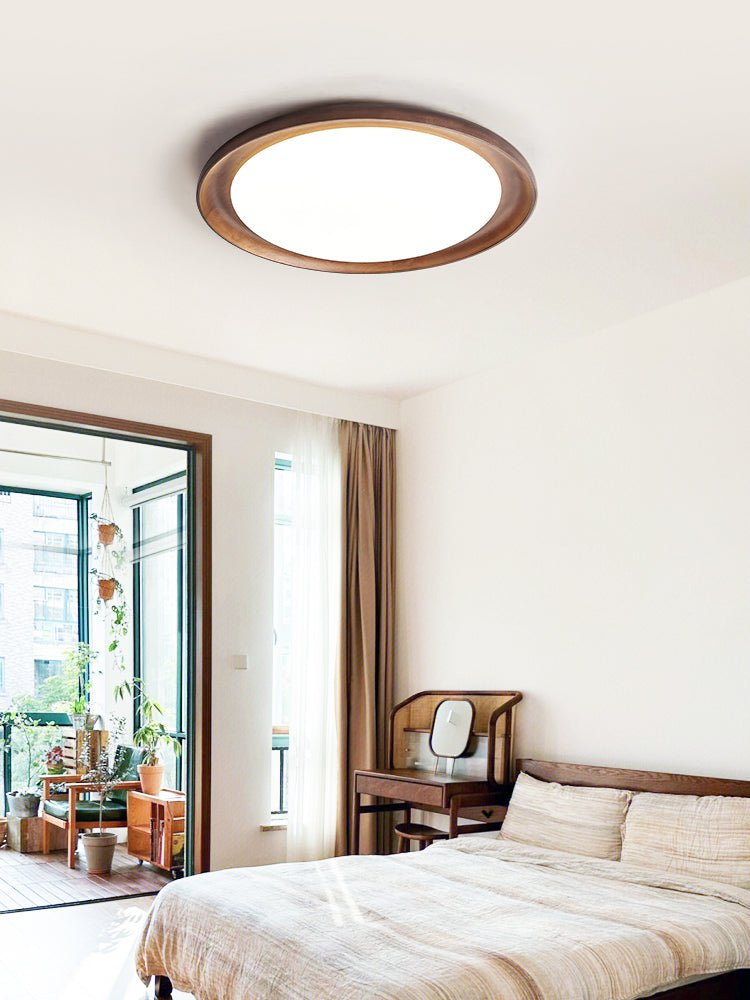 Rhylen Minimalist Acrylic & Wood Ceiling light
