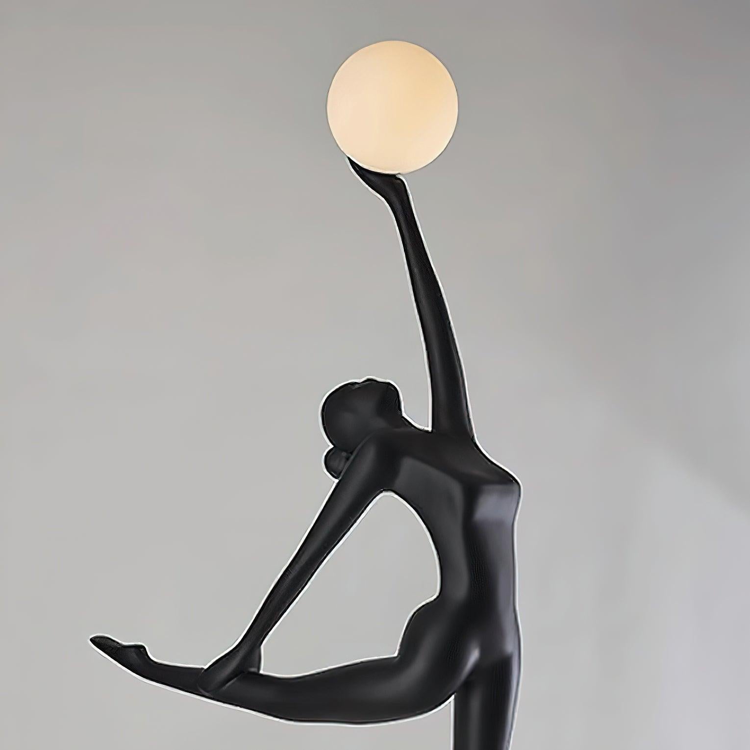 Lyrielle Ballerina Black Metal Floor Lamp - Blowlighting