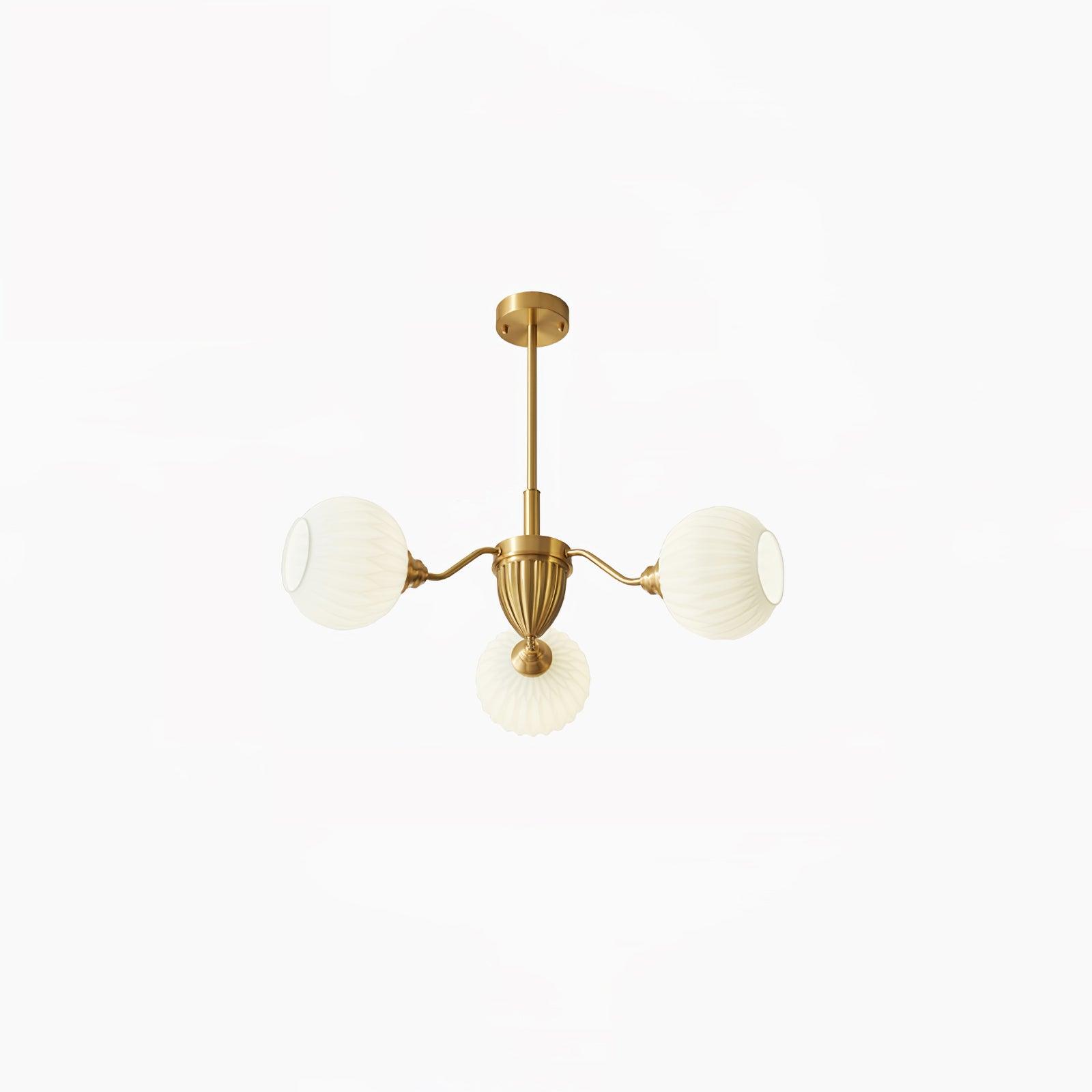 Zanora Vintage Brass Chandelier - Letslighting