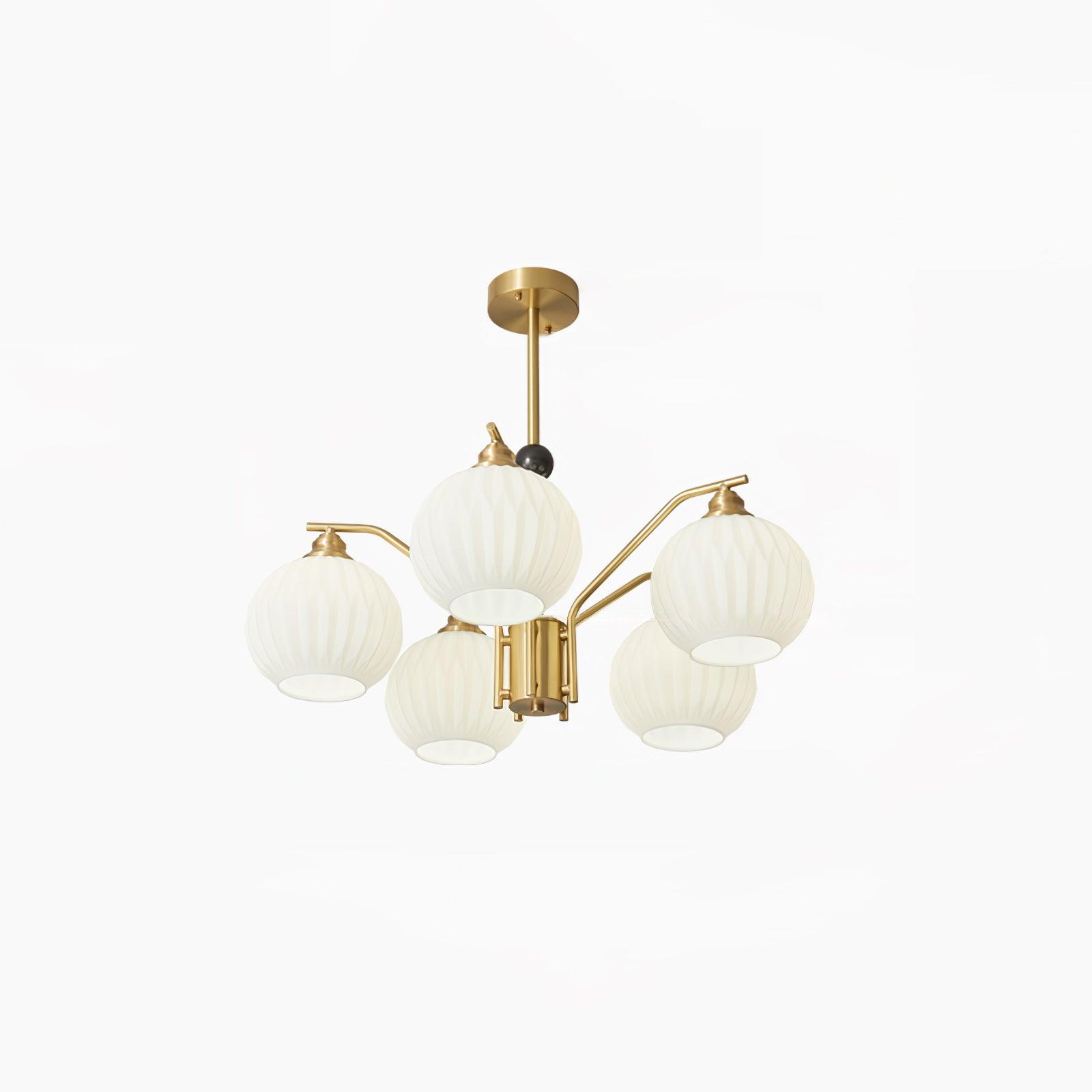Nytheos Luxurious Brass Chandelier - Letslighting