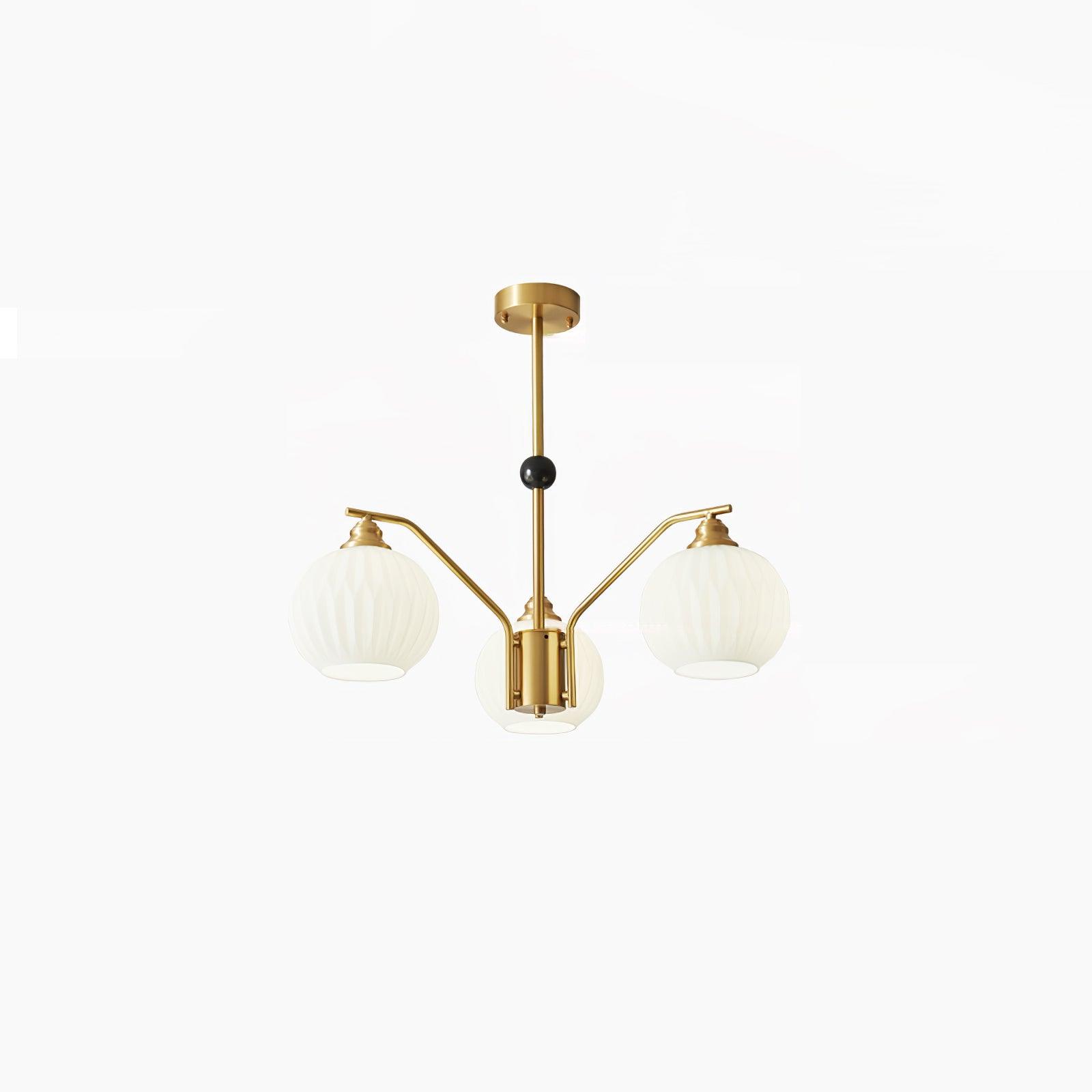 Nytheos Luxurious Brass Chandelier - Letslighting