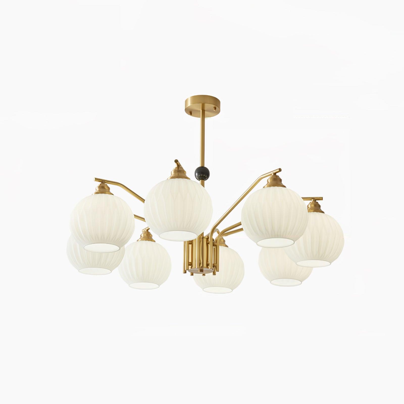 Nytheos Luxurious Brass Chandelier - Letslighting