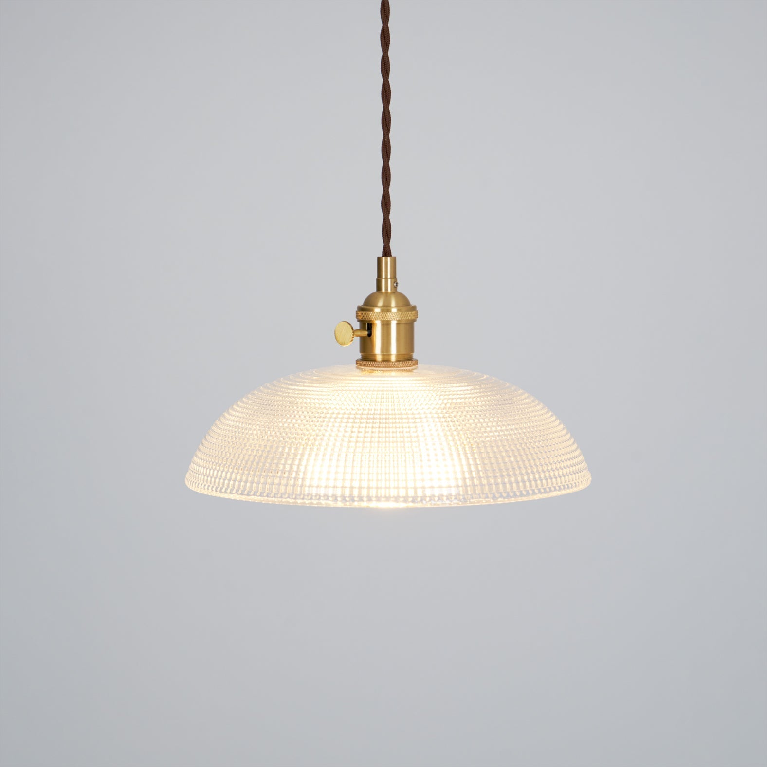 Calyra Brass & Glass Pendant Light - Letslighting