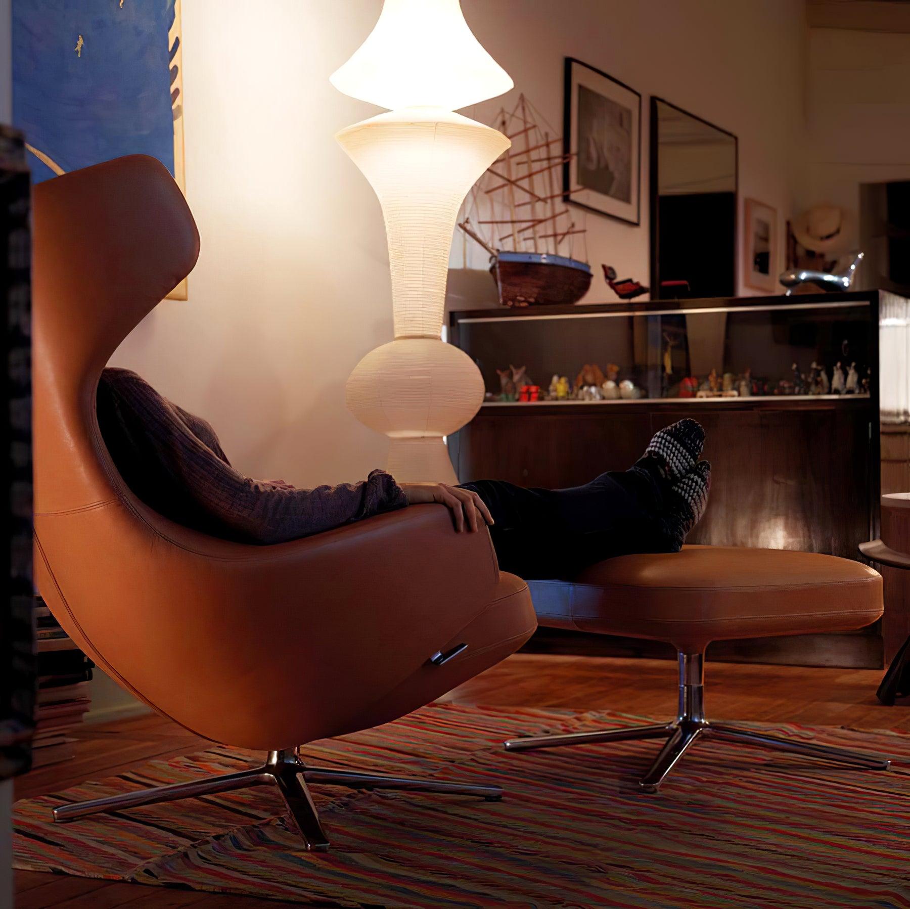 Lustra Pendant Light Washi Paper E for Living Room - Letslighting